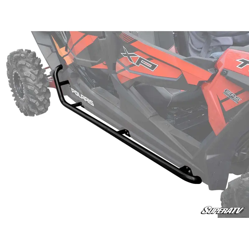 Super ATV POLARIS RZR XP 4 TURBO ROCK SLIDING NERF BARS