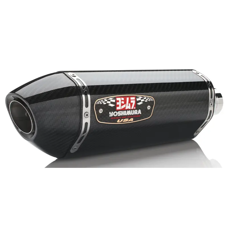 YOSHIMURA EXHAUST RACE R-77 SLIP-ON SS-CF-CF SINGLE 1117302