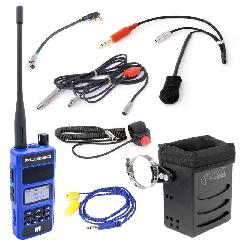 NASCAR RACING SINGLE SEAT KIT WITH R1 ANALOG/DIGITAL [VHF/UHF] HANDHELD RADIO