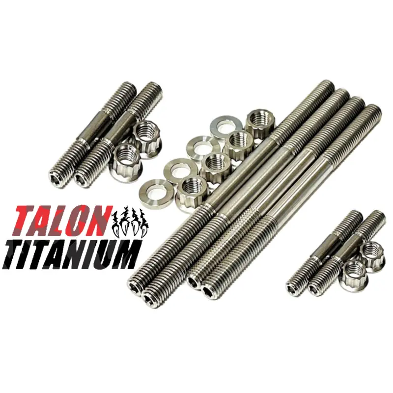 08-22 RMZ 450 RMZ450 TITANIUM Cylinder Head Studs Ti Exhaust Head Mount Stud Kit