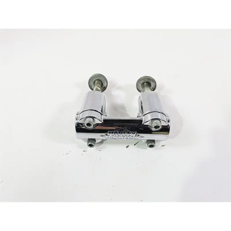 2014 Harley FLS Softail Slim Handlebar Riser Clamp Set 55984-07 56998-09