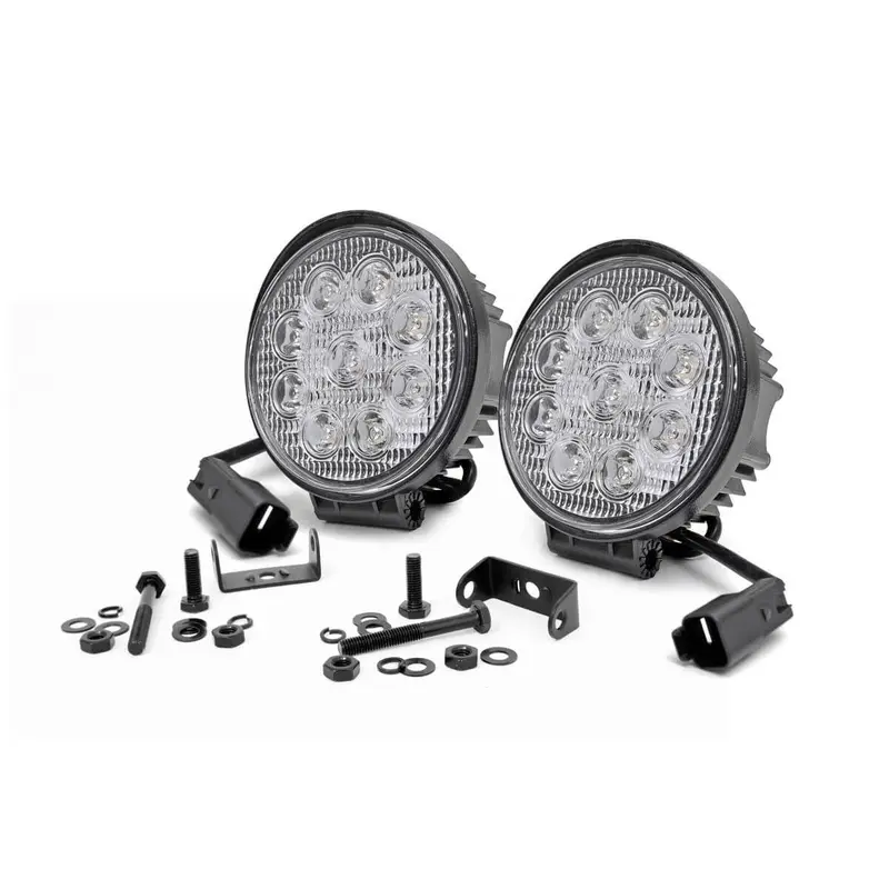 4 Inch Chrome Series LED Light | Round | Pair | 70804