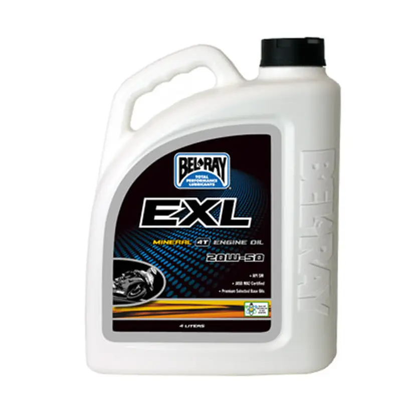 BEL-RAY EXL Mineral 4T Engine Oil 20W-50 4L - Part Number 99100-B4LW