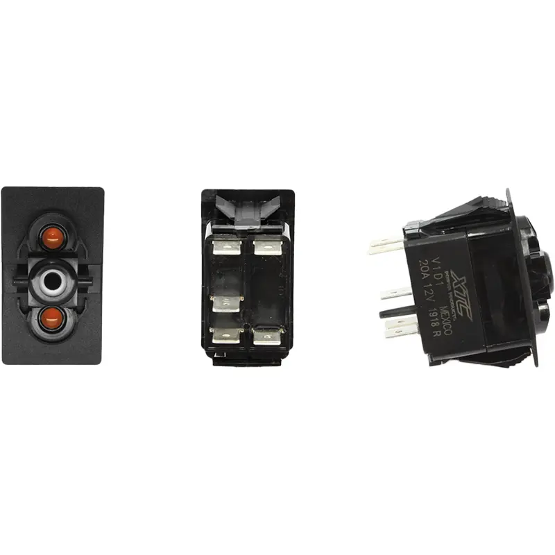 Dash Switch Body Single Acc Amber/Amber