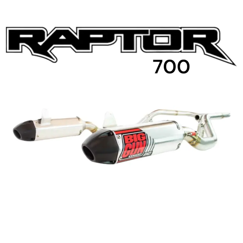Yamaha Raptor700 Big Gun Exo Full Dual Exhaust System