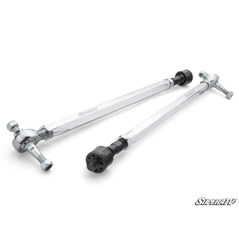 SuperATV Polaris RZR XP Turbo RackBoss 2.0 Billet Hex Tie Rod Kit