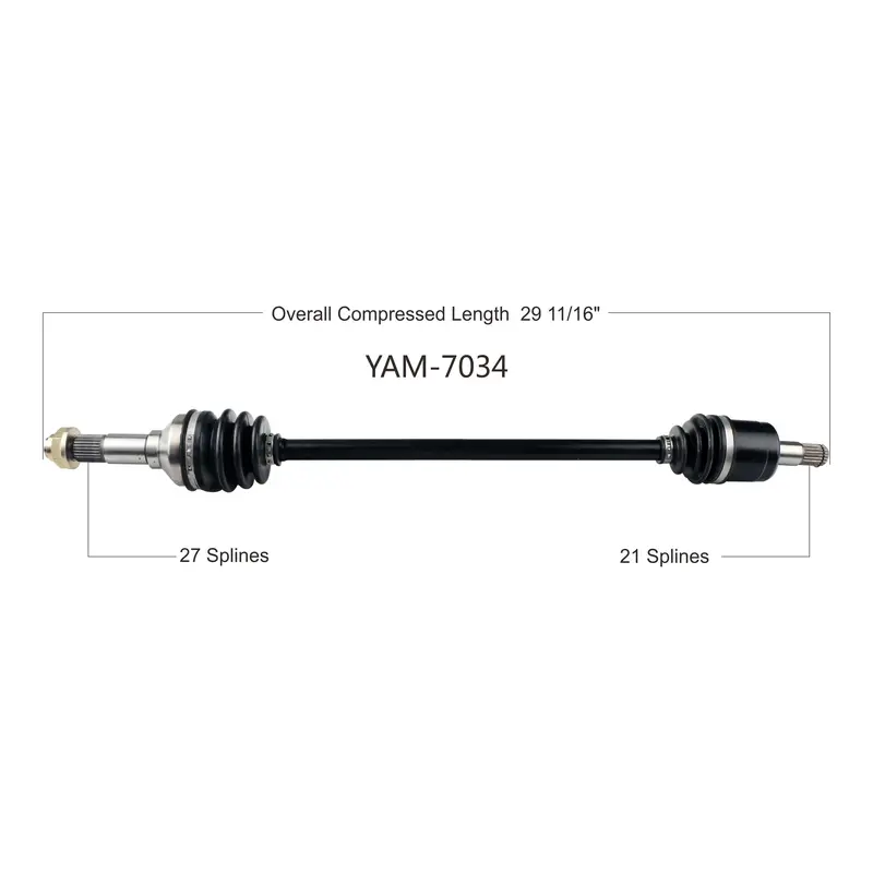 2016-2018 Yamaha YXZ 1000R Front Left or right CV axle shaft TrakMotive YAM-7034
