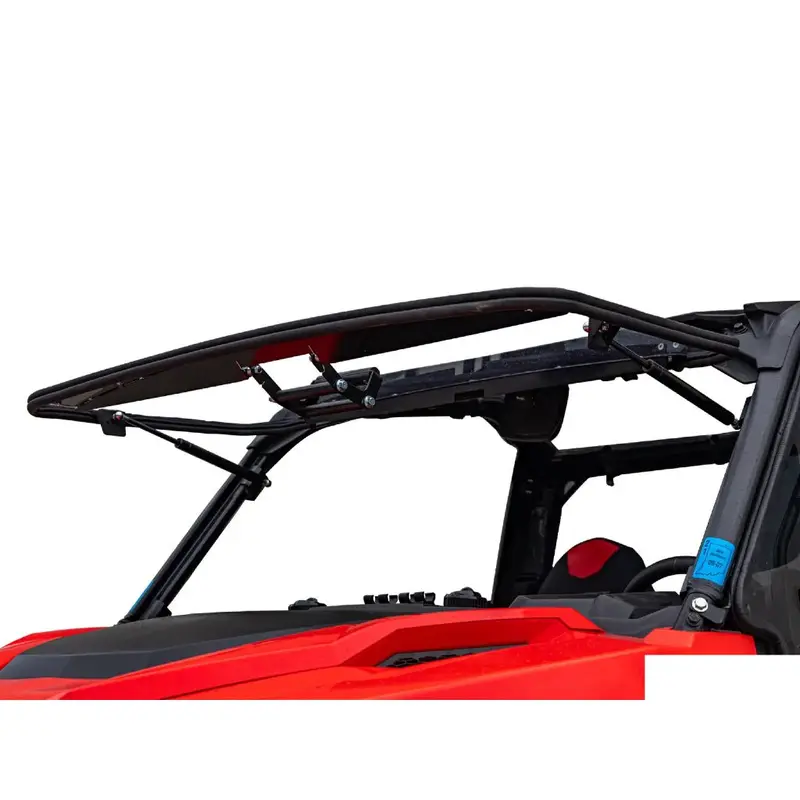 SuperATV Polaris General XP 1000 Scratch-Resistant Flip Windshield