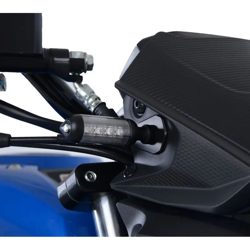 R&G Racing Black Indicator Adapters For 2017-2024 Suzuki GSX-S125 FAP0023BK