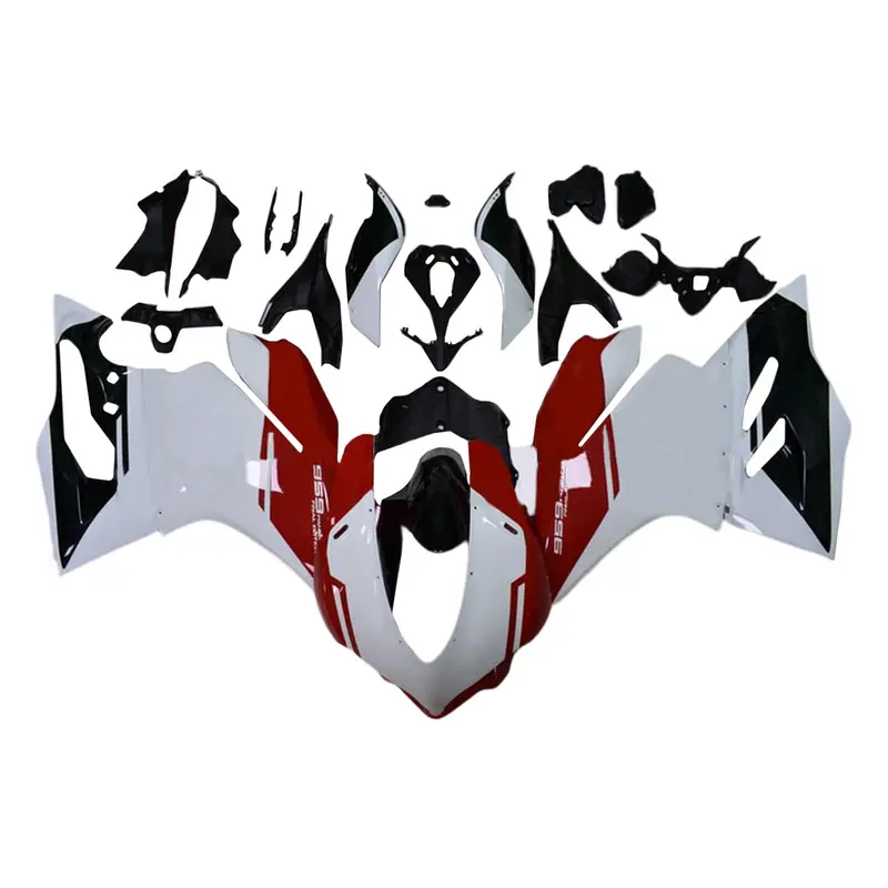 Amotopart 2015-2020 Ducati 959 Red Black White Fairing Kit