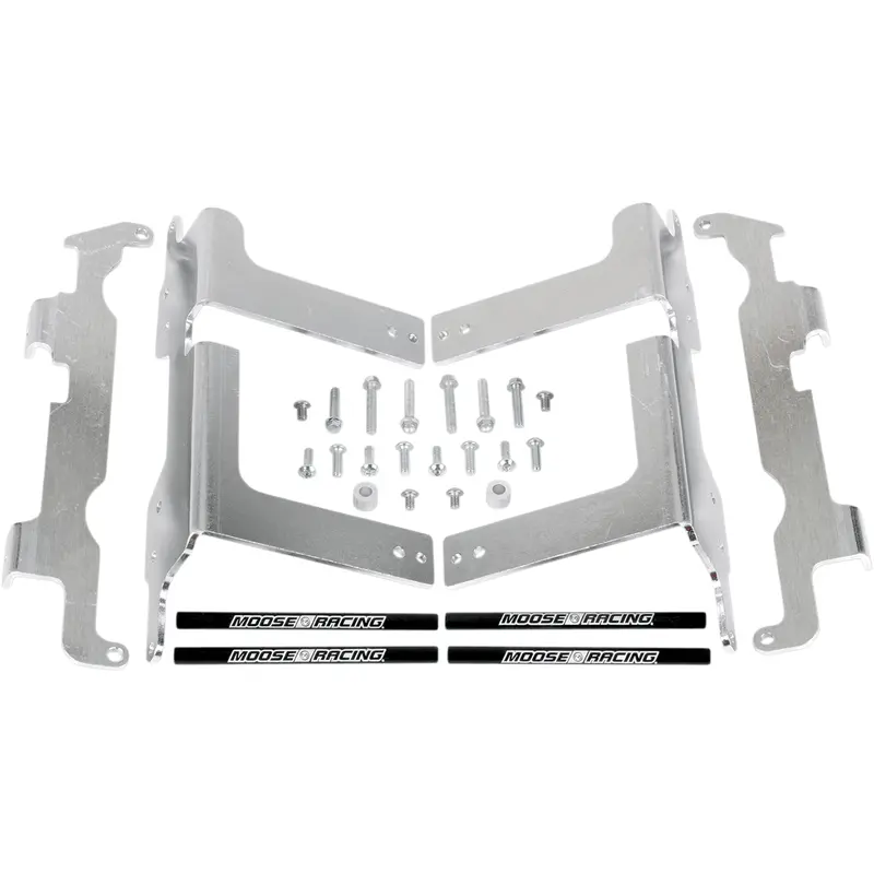 MOOSE RACING Radiator Braces - Silver - Honda 11-161
