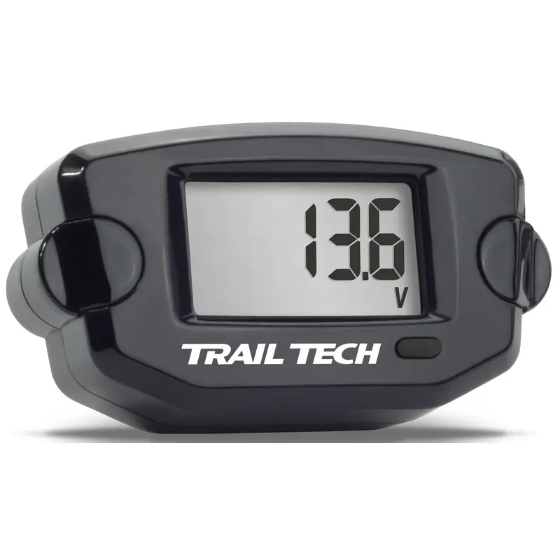 TRAIL TECH VOLTAGE METER BLACK 742-V00-BL