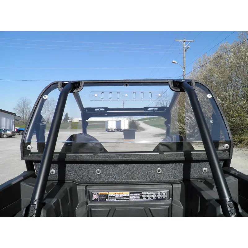 Polaris RZR 570/800/900 - 1 Pc Lexan Back Panel w/Vent Option