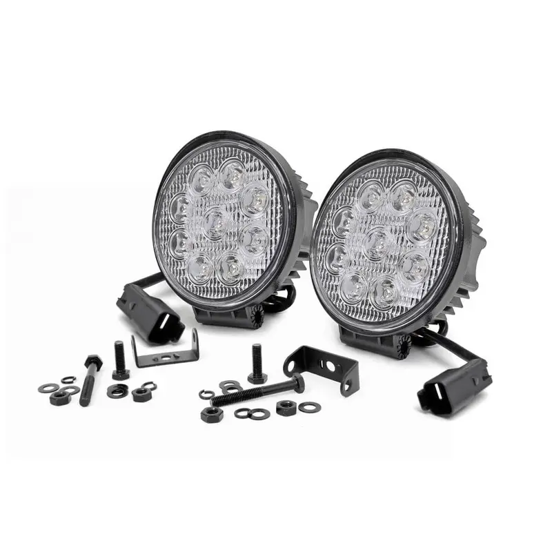 ROUGH COUNTRY 4-INCH LED ROUND LIGHTS