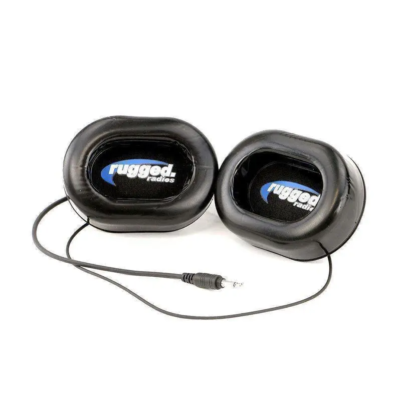 ALPHA AUDIO SPEAKER GEL EAR PODS WITH VELCRO MOUNTING & MONO 3.5MM CORD