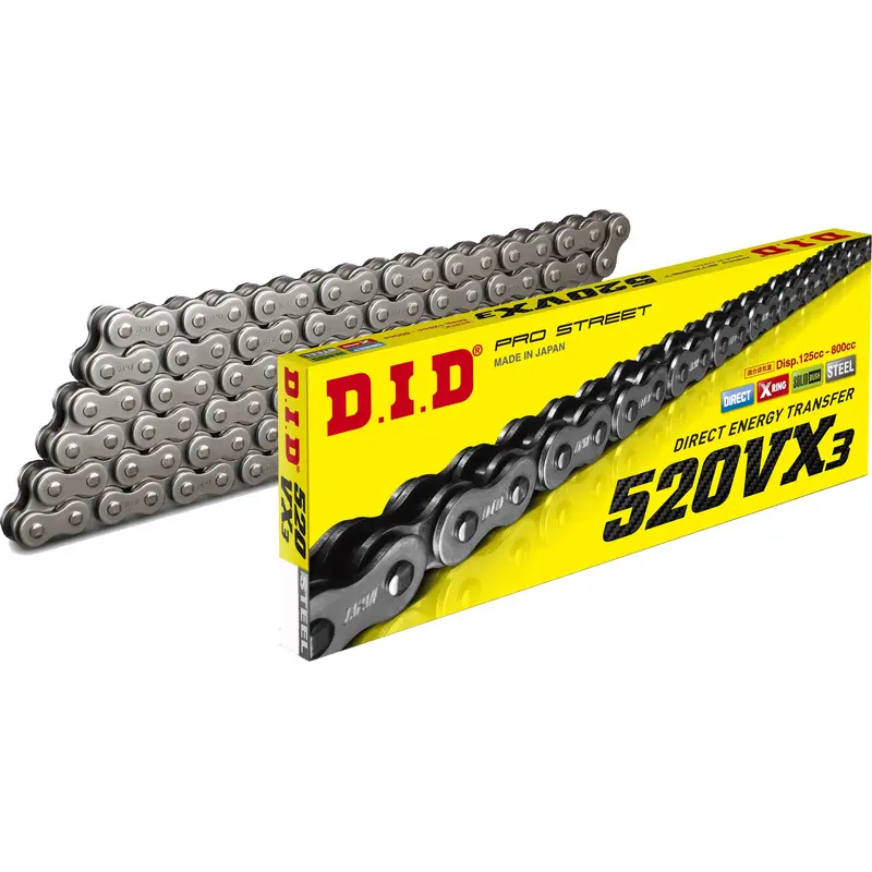 D.I.D 520VX3 100L NATURAL 520VX3X100FB