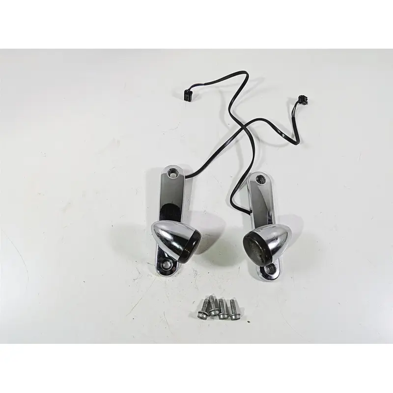 2010 Harley Touring FLHX Street Glide Front Blinker & Mounts 69278-06 69279-06