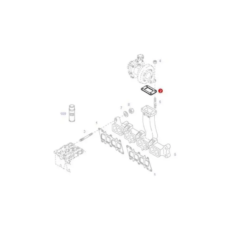 Fendt - Exhaust Gasket - F716201100060 - F716201100070