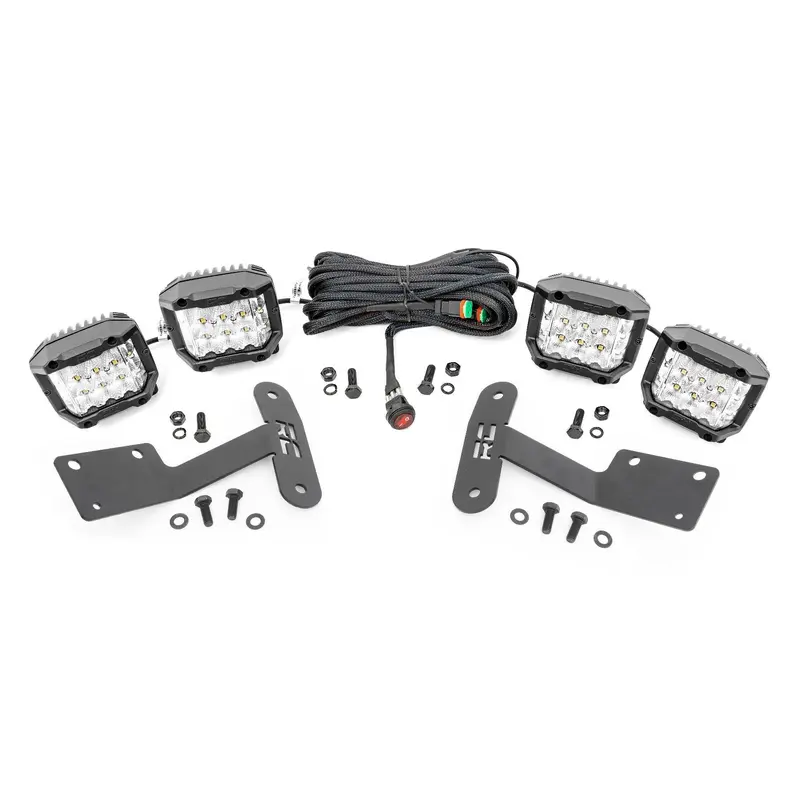LED Light Kit | Ditch Mount | 3" OSRAM | Wide | Toyota Tundra 2WD/4WD (14-21) | 70839