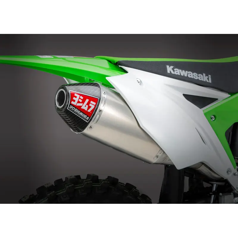 YOSHIMURA RS-4 HEADER/CANISTER/END CAP EXHAUST SLIP-ON SS-AL-CF 242932D320