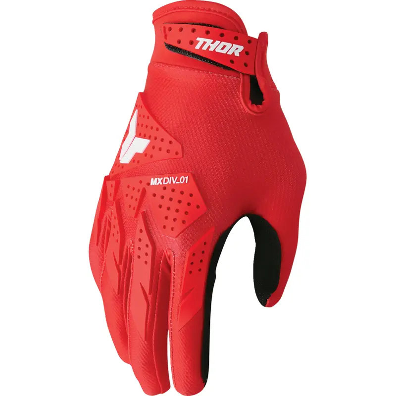 THOR LAUNCHMODE XP Gloves - Red - Small 3330-8162