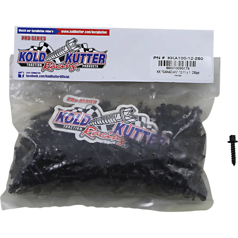 KOLD KUTTER Outlaw Screws #12 - 11 x 1 - 250 Pack KKA100-12-250