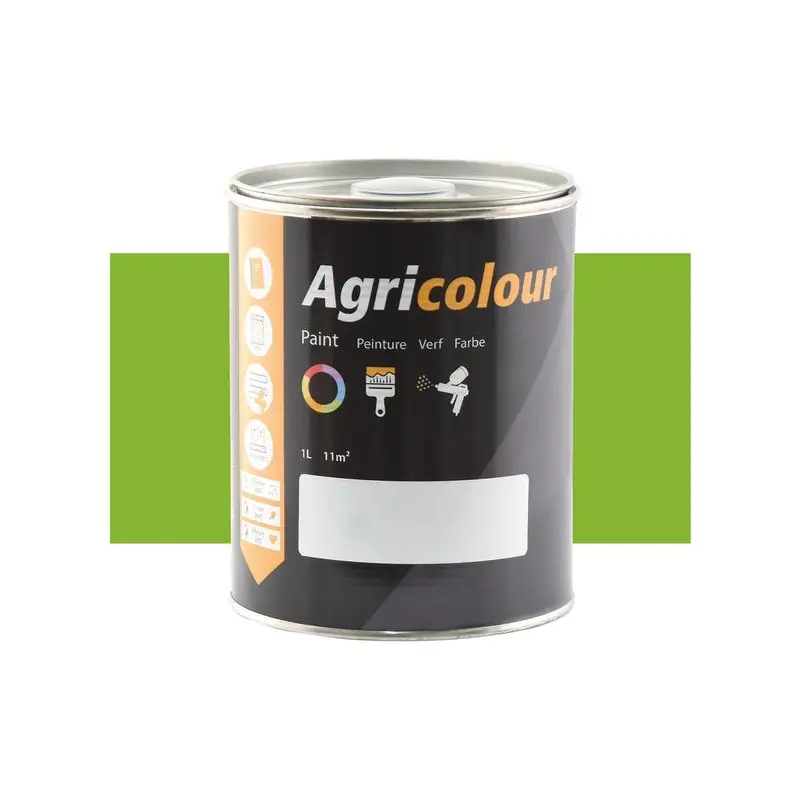 Agricolour - Light Green Gloss Paint 1L Tin - Sparex Part No. S.83466