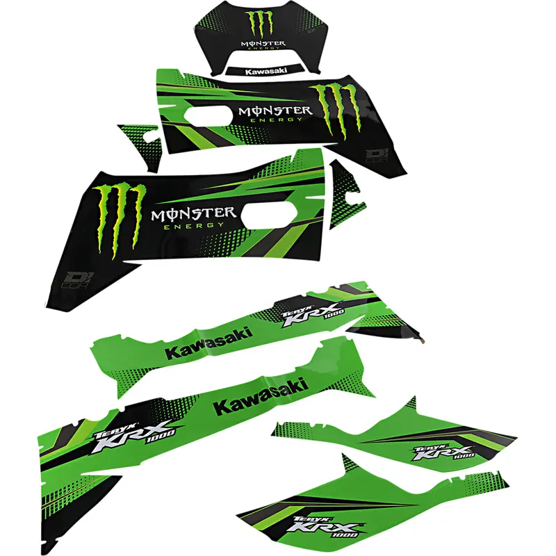 D'COR VISUALS Complete Graphics Kit - Monster - 2-Door - Part Number 20-20-291