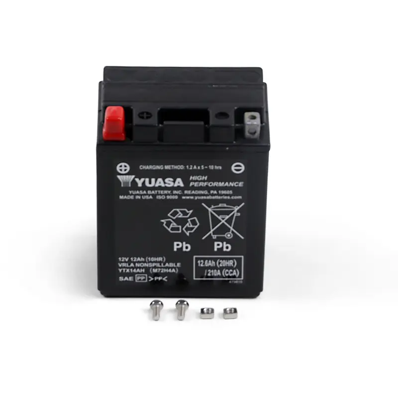YUASA AGM Battery - YTX14AH YUAM72H4A