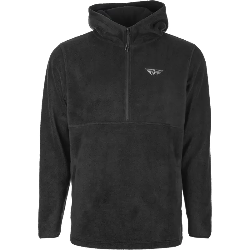 Fly Half Zip Pullover Hoodie Black Sm