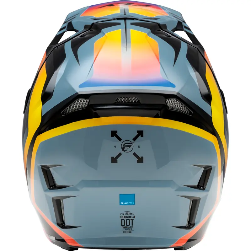 Formula Cp Krypton Helmet Grey/Black/Electric Fade Sm