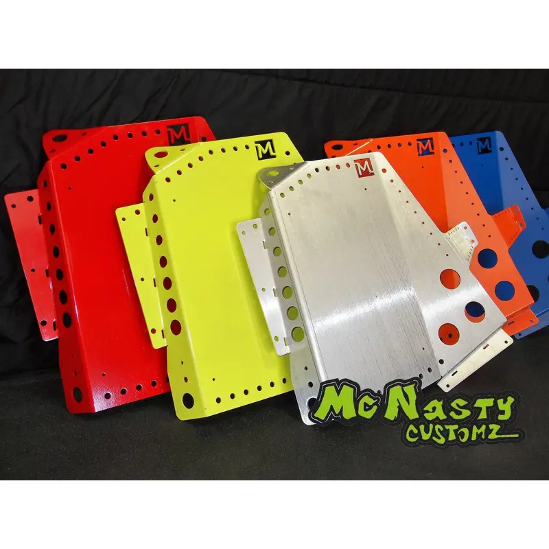 POLARIS RZR FLOOR GUARDS INNER FENDER ARMOR (aluminum) by McNasty Customz