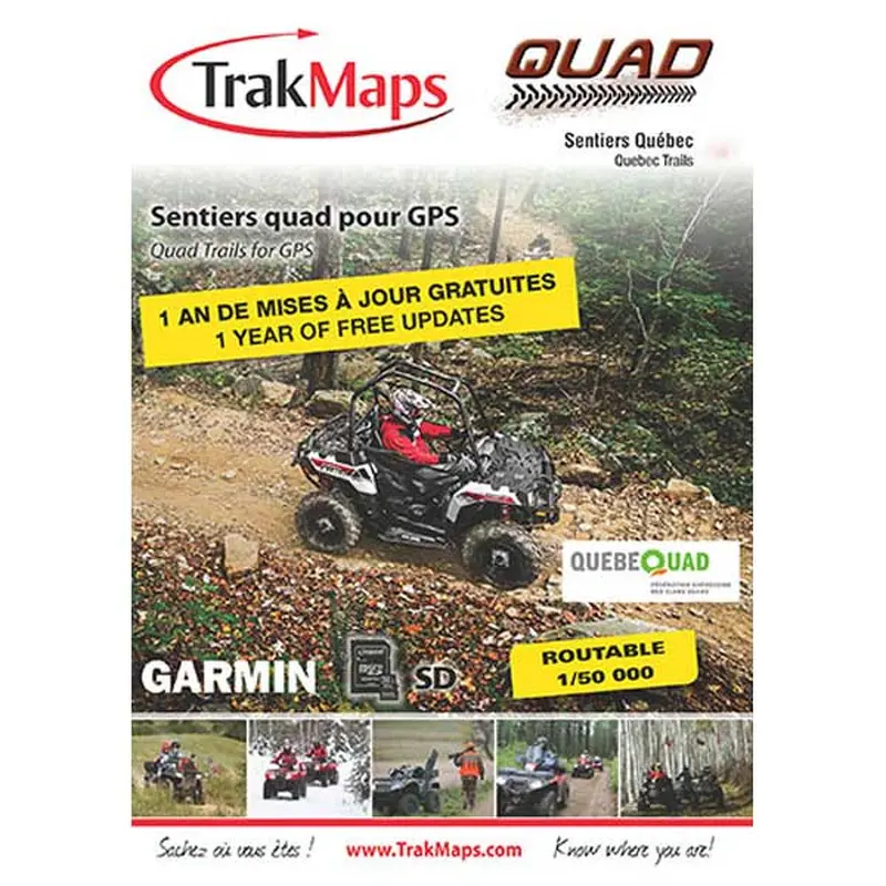 trakmaps carte de Sentier de VTT