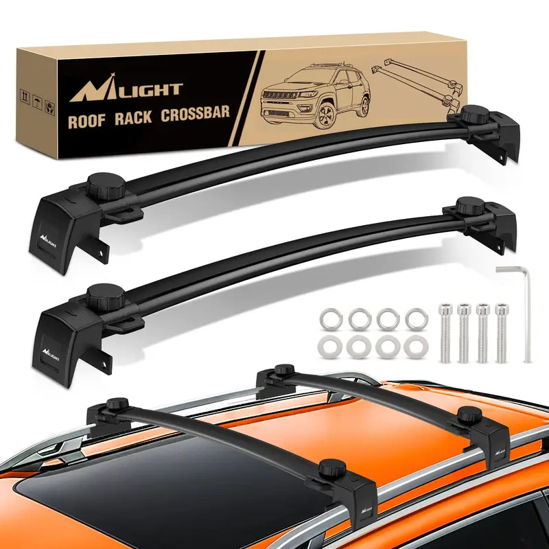 Aluminum Roof Rack Cross Bars Fit for Jeep Compass MP 2017 2018 2019 2020 2021