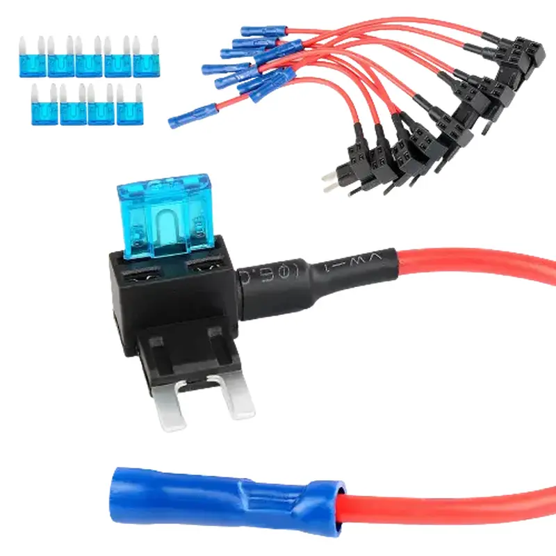 10Pcs Add-A-Circuit Fuse Holders