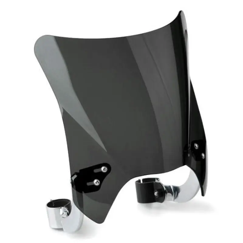 Pare-brise Mohawk avec support en v Chrome  jusqu' 43 mm