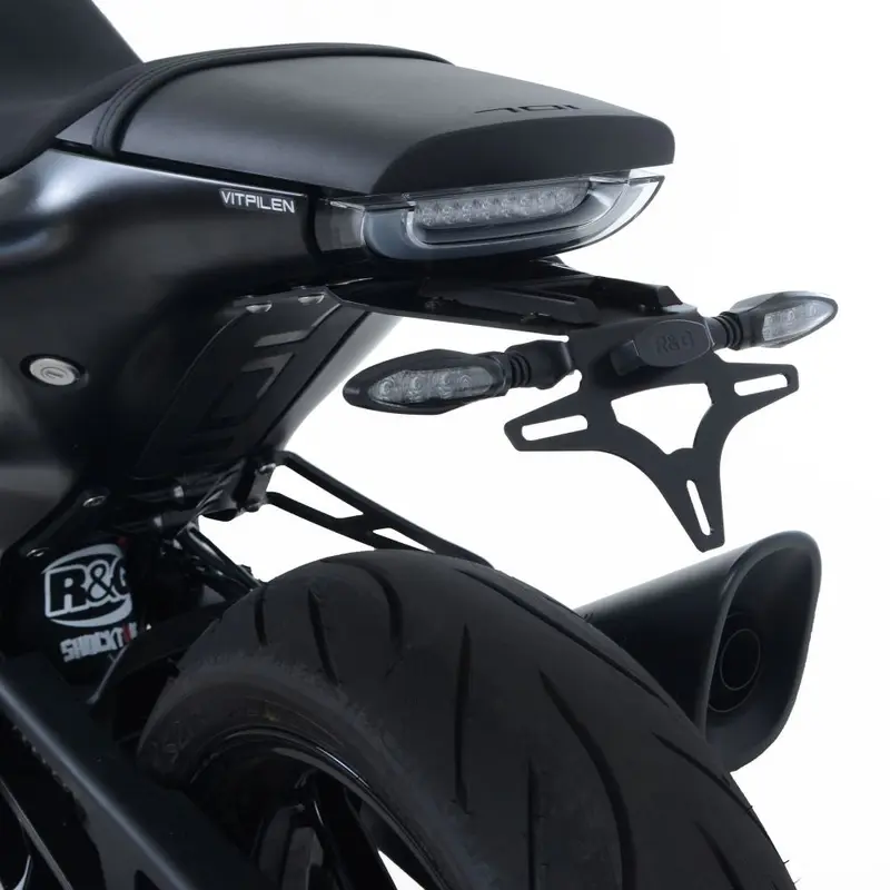 R&G Racing Black Tail Tidy License Plate Holder For 2018-2020 Husqvarna VITPILEN 701