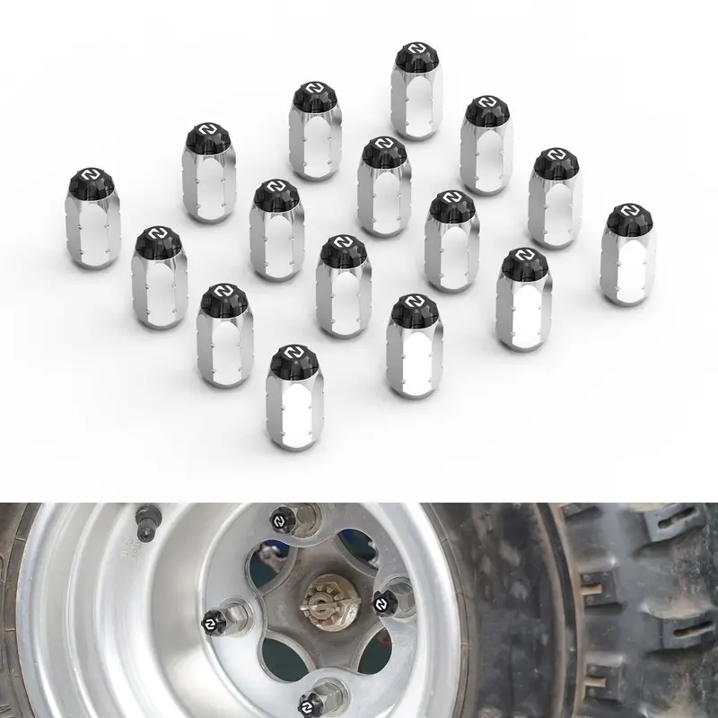 ATV Wheel Hub Lug Nuts M10xP1.25 For Honda TRX450 R / ER TRX250X 400X ATC250R