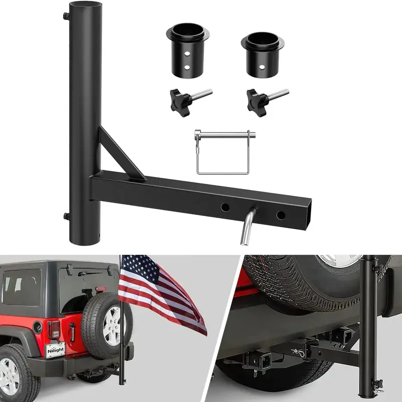 Hitch Mount Flagpole Holder Kit