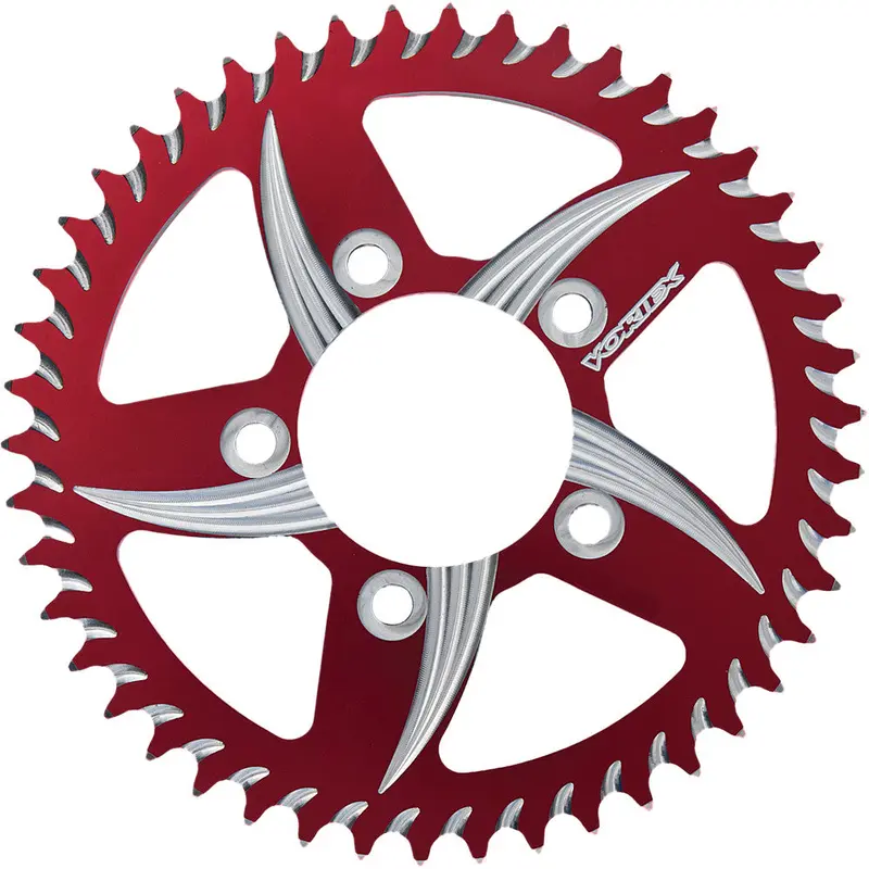 VORTEX CAT5 REAR ALUMINUM SPROCKET RED 46T 251ZR-46