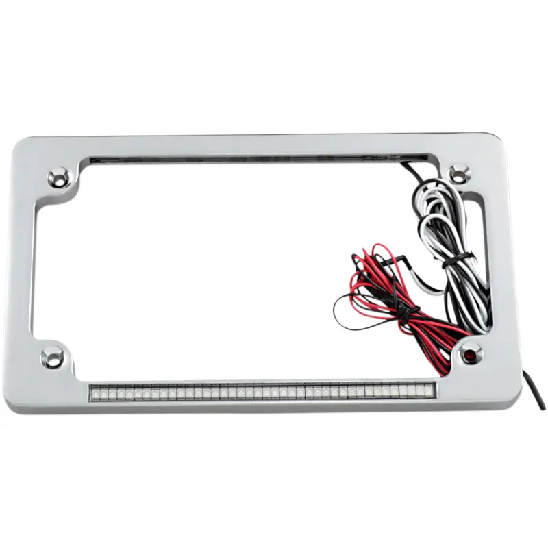 Custom Dynamics Dual License Plate Frame - Chrome TF02-C
