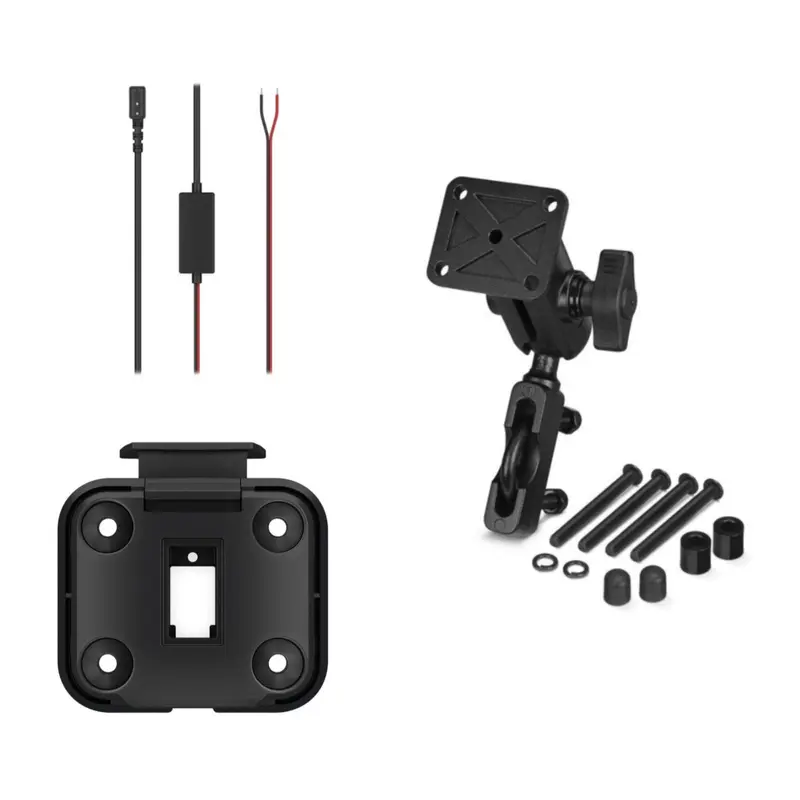 GARMIN HANDLEBAR MOUNT KIT + M/C MOUNT BRACKET & POWER CABLE