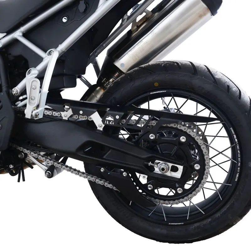 R&G Racing Black Chain Guard For 2021-2024 Triumph Tiger 850 Sport