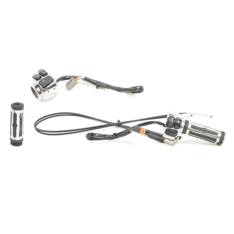 2000 Harley Touring FLHRI Road King Left Right Chrome Control Switch Set 71597-9