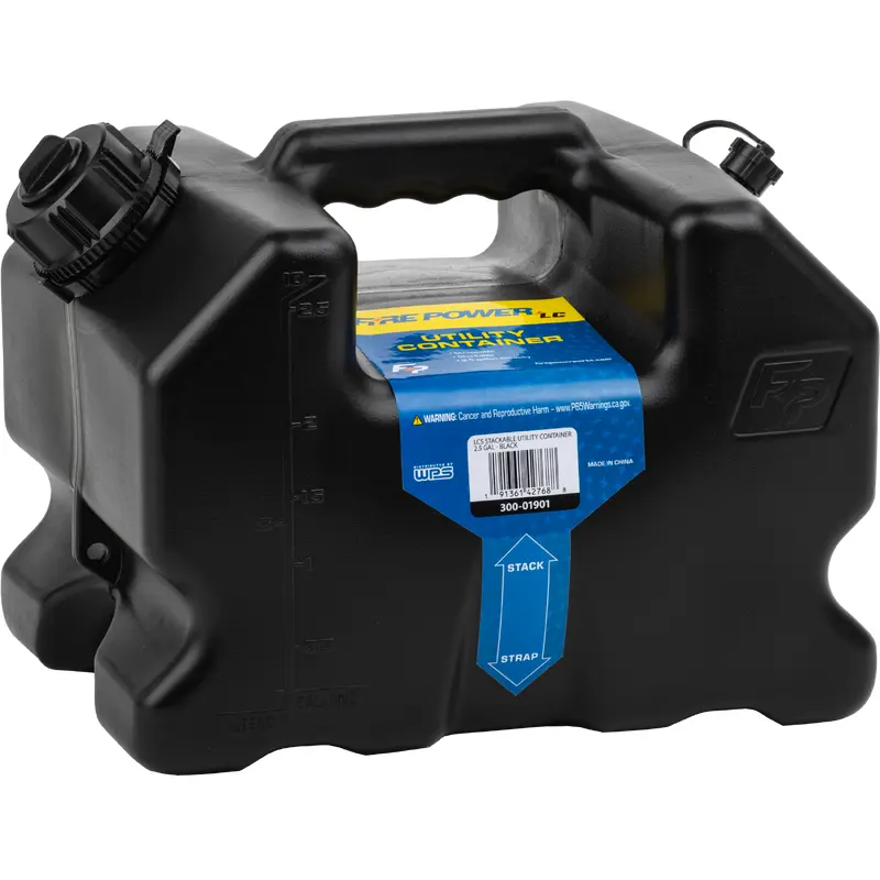 Lcs Stackable Container 2.5 Gal   Black