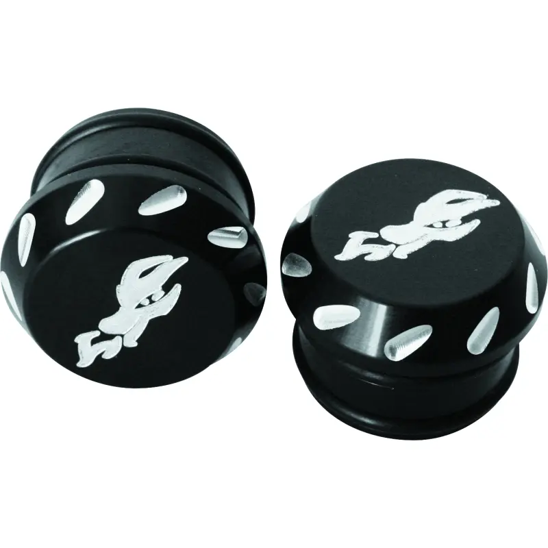 DragonFire Racing Billet Tube Endcap 1.5in - Black Anodized