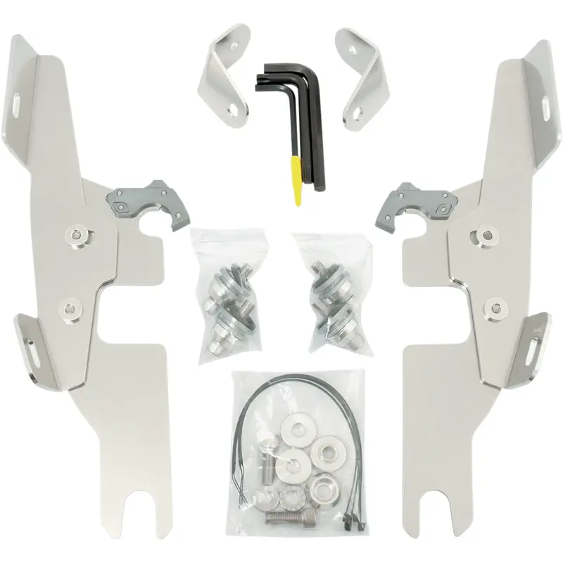MEMPHIS SHADES Batwing - Mounting Kit - Polished - Switchback MEK1983