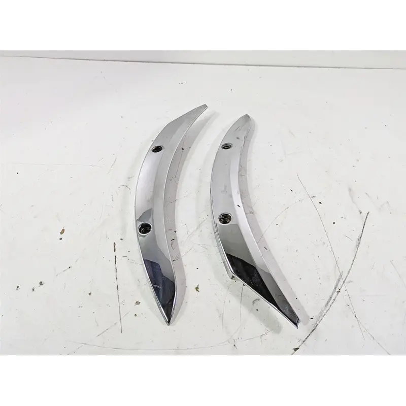 2004 Victory Kingpin Rear Fender Chrome Struts Braces Set - Read 5631319 5631320