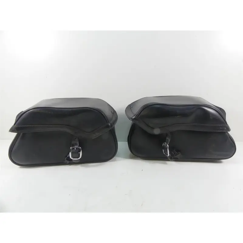 2009 Honda VTX1300 Touring Leather Saddlebag Saddle Bag Set
