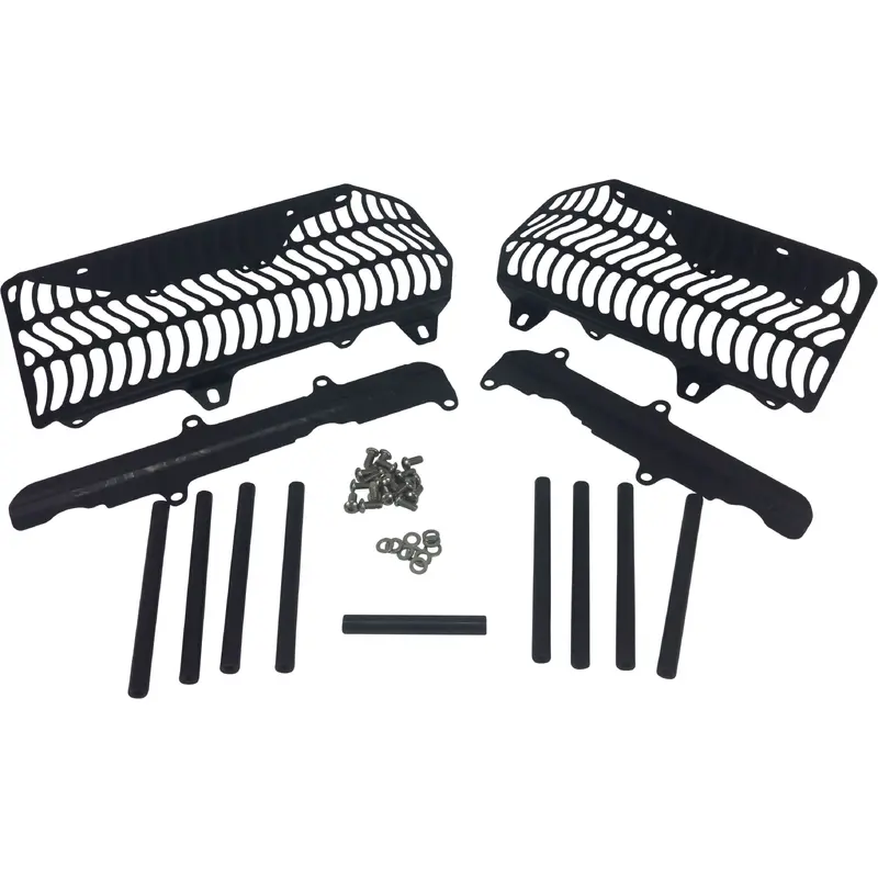 UNABIKER RADIATOR GUARD KAWASAKI BLACK KKX17250F-K